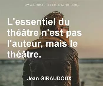 Citation de Jean GIRAUDOUX