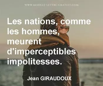 Citation de Jean GIRAUDOUX