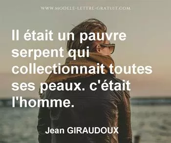 Citation de Jean GIRAUDOUX