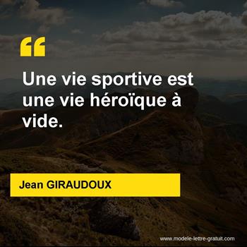 Citation de Jean GIRAUDOUX