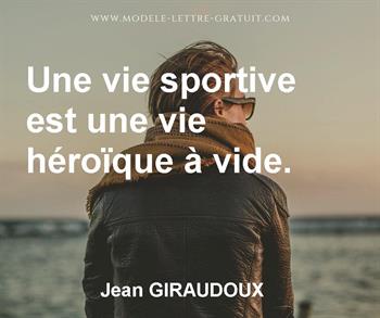 Citation de Jean GIRAUDOUX