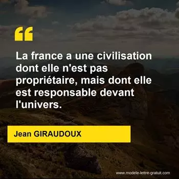 Citation Jean GIRAUDOUX