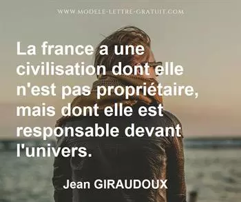 Citation de Jean GIRAUDOUX
