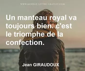 Citation de Jean GIRAUDOUX