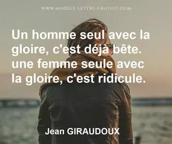 Citation de Jean GIRAUDOUX