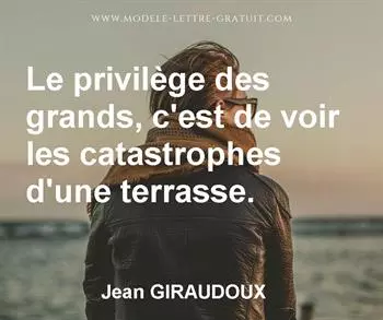 Citation de Jean GIRAUDOUX