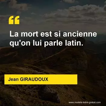 Citation Jean GIRAUDOUX