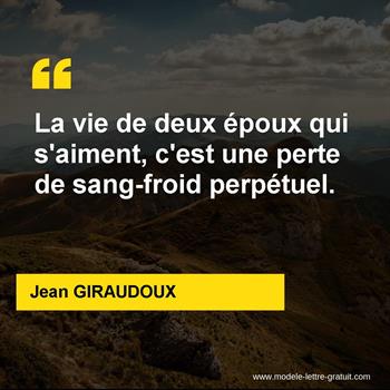 Citation de Jean GIRAUDOUX