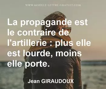 Citation de Jean GIRAUDOUX
