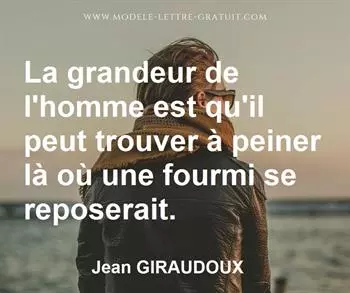Citation de Jean GIRAUDOUX