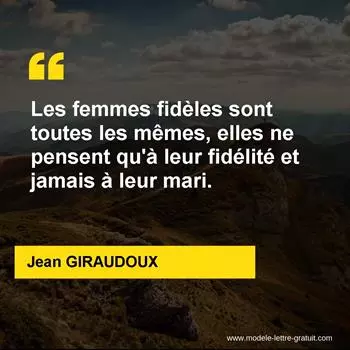 Citation Jean GIRAUDOUX