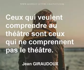 Citation de Jean GIRAUDOUX