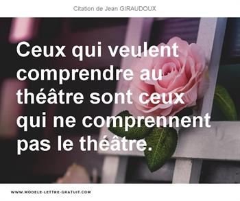 Citations Jean GIRAUDOUX