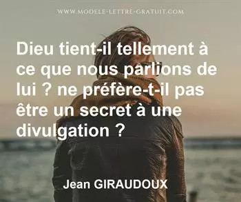 Citation de Jean GIRAUDOUX