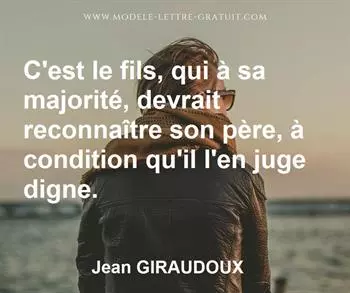 Citation de Jean GIRAUDOUX