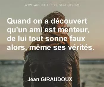 Citation de Jean GIRAUDOUX