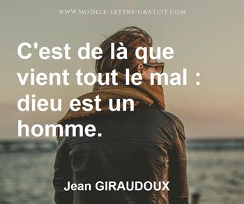 Citation de Jean GIRAUDOUX