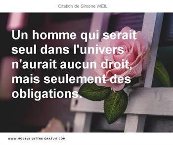 Citations Simone WEIL