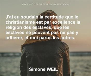 Citation de Simone WEIL