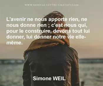 Citation de Simone WEIL