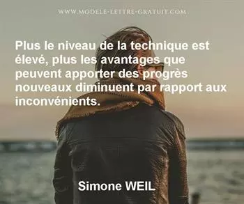 Citation de Simone WEIL