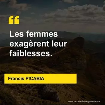 Citation Francis PICABIA