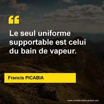 Citation Francis PICABIA