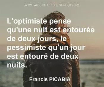 Citation de Francis PICABIA
