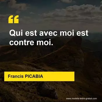 Citation Francis PICABIA