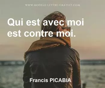 Citation de Francis PICABIA