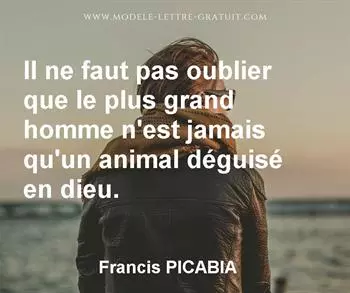 Citation de Francis PICABIA