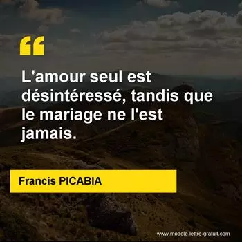 Citation Francis PICABIA