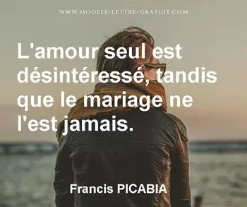 Citation de Francis PICABIA