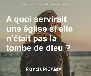 Citation de Francis PICABIA