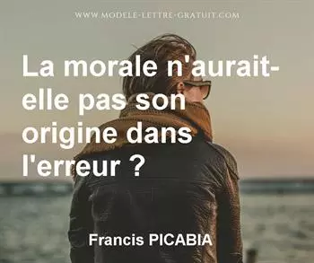Citation de Francis PICABIA