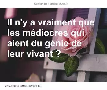 Citations Francis PICABIA