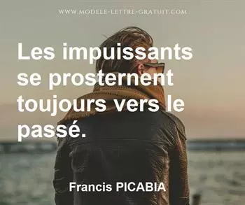 Citation de Francis PICABIA