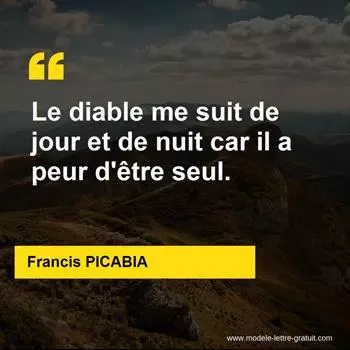Citation Francis PICABIA