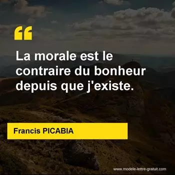 Citation Francis PICABIA