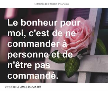 Citations Francis PICABIA