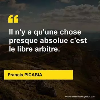 Citation Francis PICABIA