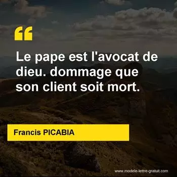 Citation Francis PICABIA