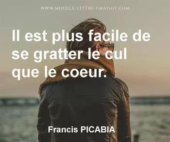 Citation de Francis PICABIA