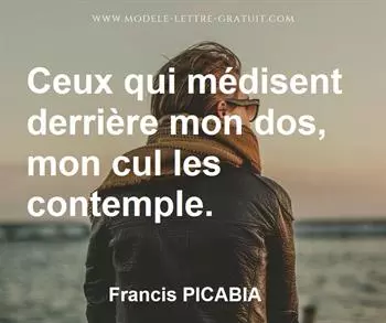 Citation de Francis PICABIA