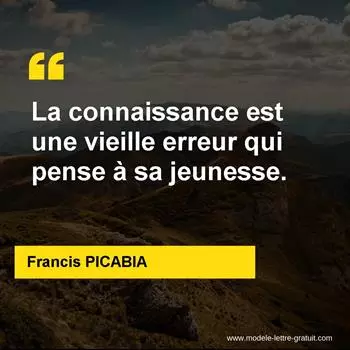 Citation Francis PICABIA