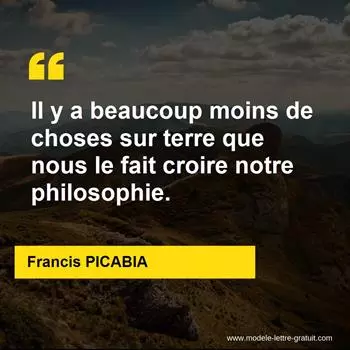 Citation Francis PICABIA