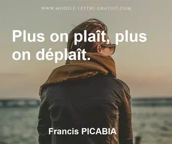 Citation de Francis PICABIA
