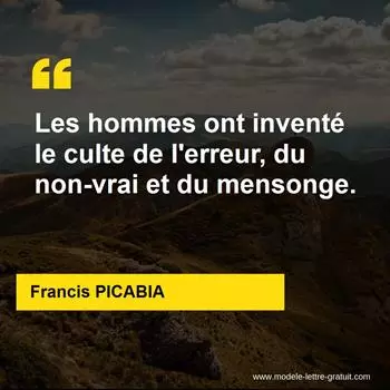 Citation Francis PICABIA