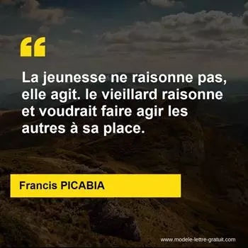 Citation Francis PICABIA