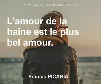 Citation de Francis PICABIA